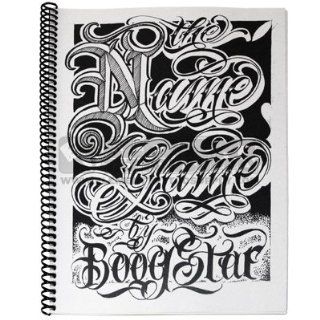 The Name Game by Boog Star Sketchbook Letter Flash Element Tattoo Supply Health & Personal Care