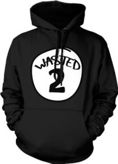 Wasted #2 Hooded Sweatshirt, Funny Drinking Wasted Thing 2 Design Hoodie Clothing