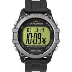 Timex Men's T49753 Expedition Rugged Digital CAT Black/Silvertone Watch Timex Men's Timex Watches