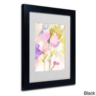 Sheila Golden 'Lavender Shadows' Framed Matted Art Trademark Fine Art Canvas