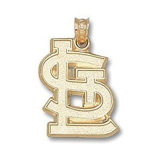 14k Yellow Gold X Large St. Louis Cardinals STL Initials Logo Charm CRD009 Jewelry