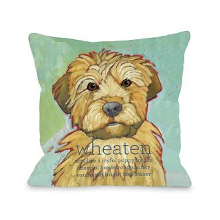 Wheaten Dog Throw Pillow Throw Pillows