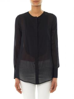 Erin cotton and silk blend blouse  Freda