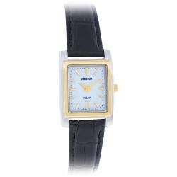 Seiko Women's Solar Steel/ Leather Watch Seiko Women's Seiko Watches