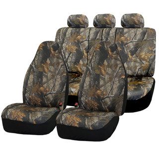 FH Group Hunting Camouflage Airbag safe Car Seat Covers (Full Set) FH Group Car Seat Covers