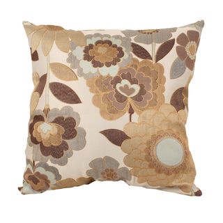 Acadia Modern Floral 25 inch Floor Pillow Throw Pillows