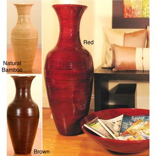 36 inch Bamboo Tall Floor Vase Vases