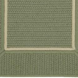 Braided Green Conjure Rug (1'10 x 2'10) Surya Accent Rugs
