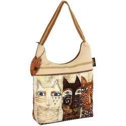Scoop Tote Zipper Top 15 X4 X13   Ancestral Cats Craft Lover's Gifts