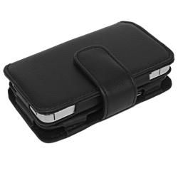 SKQUE iPhone 4 Black Mini Leather Case and Bluetooth Keyboard Other Cell Phone Accessories