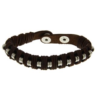 Leather Beaded Bracelet (India) Bracelets