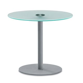 OFM NET Series Large Glass Top Table OFM Reception Tables