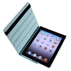 Blue Leather Case/ Screen Protector/ Car Charger for Apple iPad 3 BasAcc Cases & Holders