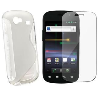 White TPU Case/ Screen Protector for Samsung Google Nexus S Eforcity Cases & Holders