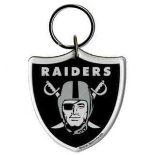 Oakland Raiders   Logo Acrylic Keychain  Sports Related Key Chains  Clothing