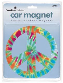 Tie Dye Peace Sign Magnet  Refrigerator Magnets  