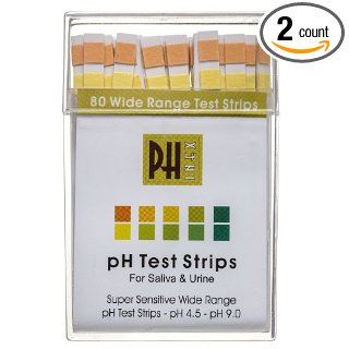 Phinex Diagnostic Ph Test Strips, 80ct  2 pack (160 strips) Results in 15 Seconds Balance Your pH today