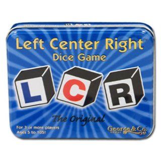 Original LCR Left Center Right Dice Game Toys & Games