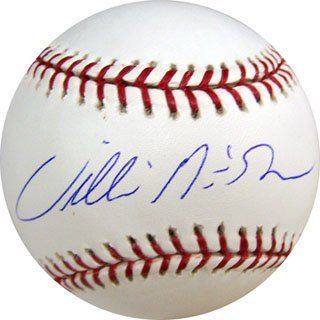 Willie McGee Autographed Baseball  Sports Related Collectibles  Sports & Outdoors