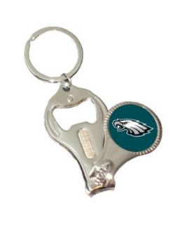 NFL Philadelphia Eagles 3 in 1 Nailclipper Keychain  Sports Related Key Chains  Clothing
