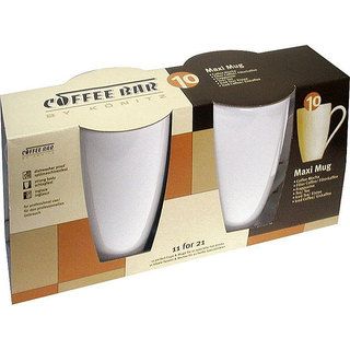 Konitz Coffee Bar 13 oz Maxi Mugs (set Of 2)