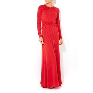 Wallis Red long sleeve maxi dress