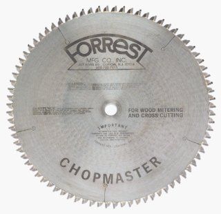 Forrest CM151006100 Chopmaster 15 Inch 100 Tooth ATB Miter Saw Blade with 1 Inch Arbor   Table Saw Blades  