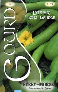 Ferry Morse 2109 Gourd Annual Flower Seeds, Dipper Long Handle (1.5 Gram Packet) (Discontinued by Manufacturer)  Gourd Plants  Patio, Lawn & Garden