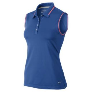 Nike Key Sleeveless Womens Golf Polo   Game Royal