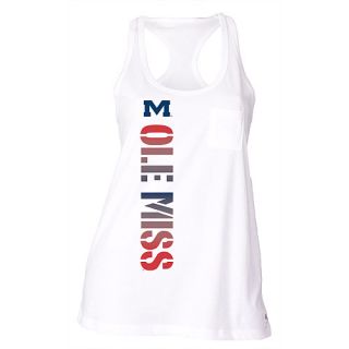 SOFFE Womens Mississippi Rebels Pocket Racerback Tank Top   Size XS/Extra