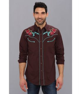 Roper 100 Cotton Twill w/ Thistle Roses EMB Mens Clothing (Brown)