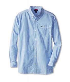 Tommy Hilfiger Kids Tommy Stripe Shirt Boys Long Sleeve Button Up (Multi)