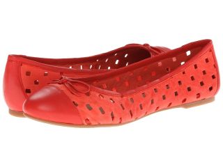 Delman Starr Womens Flat Shoes (Orange)