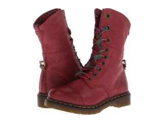 Dr. Martens Aimilie 9 Eye Toe Cap Boot Womens Lace up Boots (Pink)