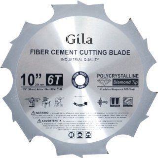 10 Inch 6 Teeth PCD Fiber Cement Board Circular Saw Blade    
