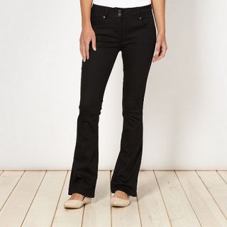 Red Herring Black super shaper bootcut jeans