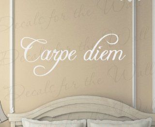 Carpe Diem   Inspirational Motivational Inspiring Seize the Day   Vinyl Quote Saying, Wall Decal, Lettering Decoration, Sticker Decor Art Mural   Home Decor Product