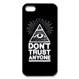All Seeing Eye Plastic Case/Cover FOR Apple iPhone 5S, Hard Case Black/White Cell Phones & Accessories