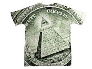 Super Massive Men's All Seeing Eye Photo Sublimated T Shirt Small Full Color Clothing