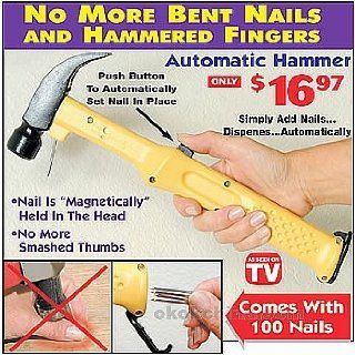 As Seen On TV Automatic Hammer   Claw Hammers  