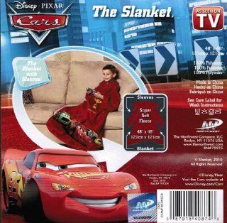 The Slanket Disney Pixar Cars Champ McQueen (AS SEEN ON TV), Kids Throw Blanket with Sleeves   Childrens Blankets