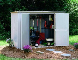 Arrow Shed GS83 C Garden Steel Storage Shed 8 Feet by 3 Feet  Lawn And Garden Hand Tools  Patio, Lawn & Garden