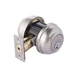 Deadbolt Lock Double Cylinder Dead Bolt Toledo's Best Security Grade 2   With Restricted High Security Key Way & Do Not Duplicate Stamped Keys (Working With Same Key When Several Are Purchased Per Order)   Door Dead Bolts  