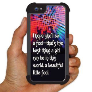 iPhone 5 BruteBox Case   The Great Gatsby "I hope she'll be a fool"   2 Part Rubber and Plastic Protective Case Cell Phones & Accessories