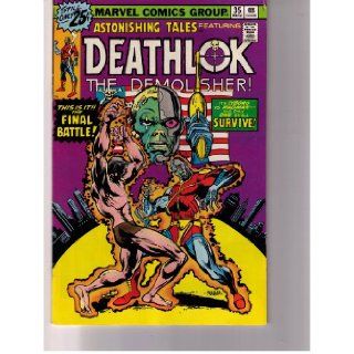 Stan Lee Presents Deathlok the Demolisher No 35 May 1976 (It's Cyborg Vs. Madman and only one shall Survive, Vol. 1) Bill Mantlo, Marv Wolfman Books