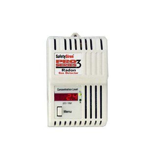 Safety Siren Pro Series3 Radon Gas Detector   HS71512 by Family Safety Products, Inc.   Combination Smoke Carbon Monoxide Detectors  