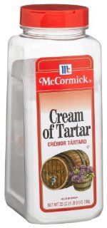 Mccormick Cream Of Tartar, 25 Ounce Container (Pack of 2)  Cream Of Tartar Spices And Herbs  Grocery & Gourmet Food