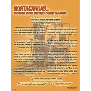 National Safety Compliance ForkliftThings You Should Know Laminated Poster, 18 x 24 Inches   Spanish Industrial Warning Signs