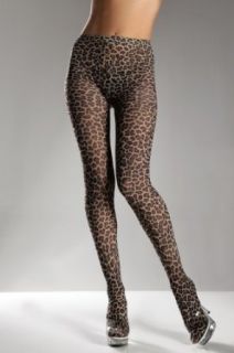 Leopard Tights(AS SHOWN,ONE SIZE) Clothing