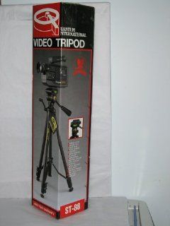 Quantum International Video Tripod with Bubble Level, ST 88  Camera Tripods  Camera & Photo